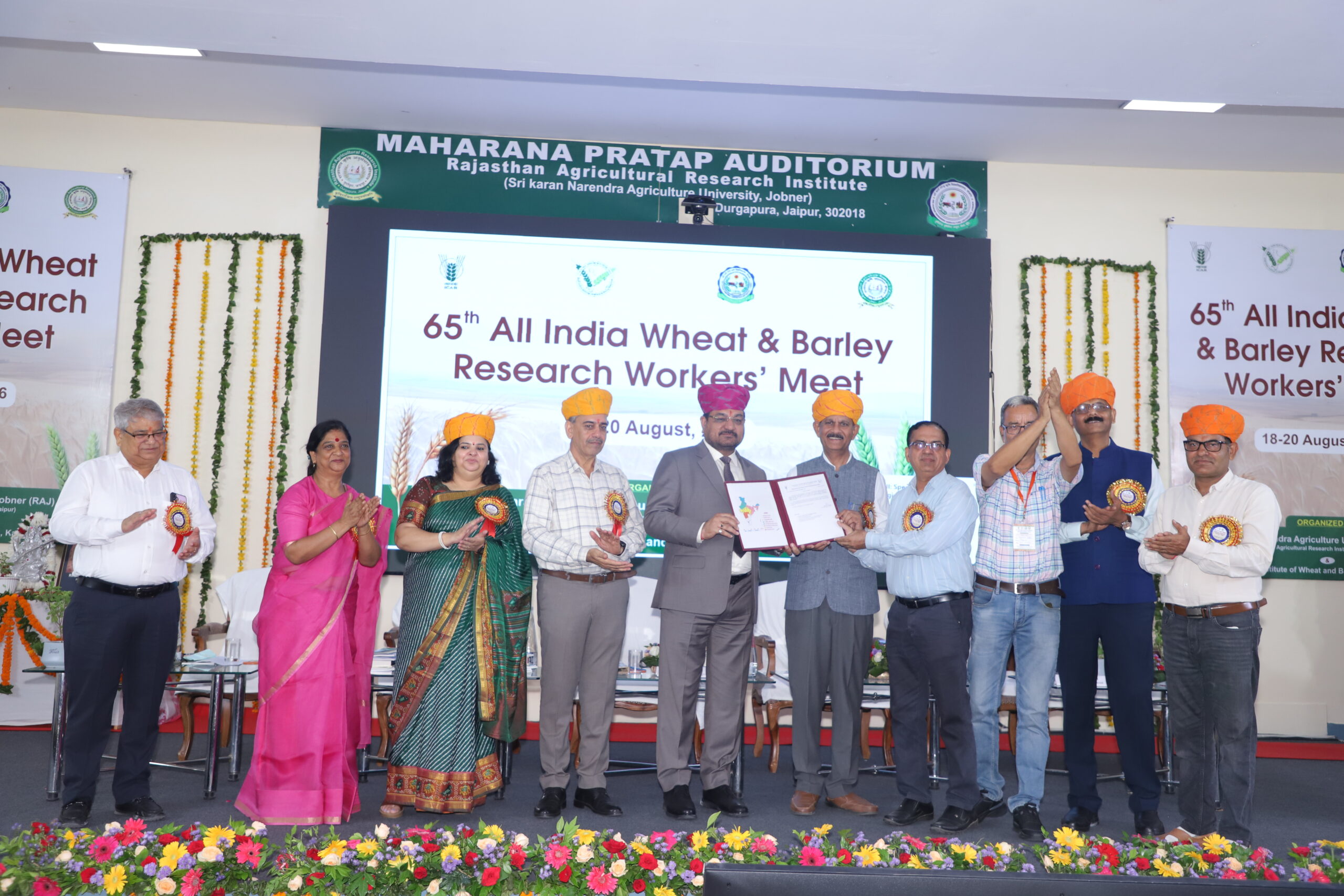 All India wheat workers meet image